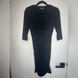 Elegant Black Long Sleeve Dress